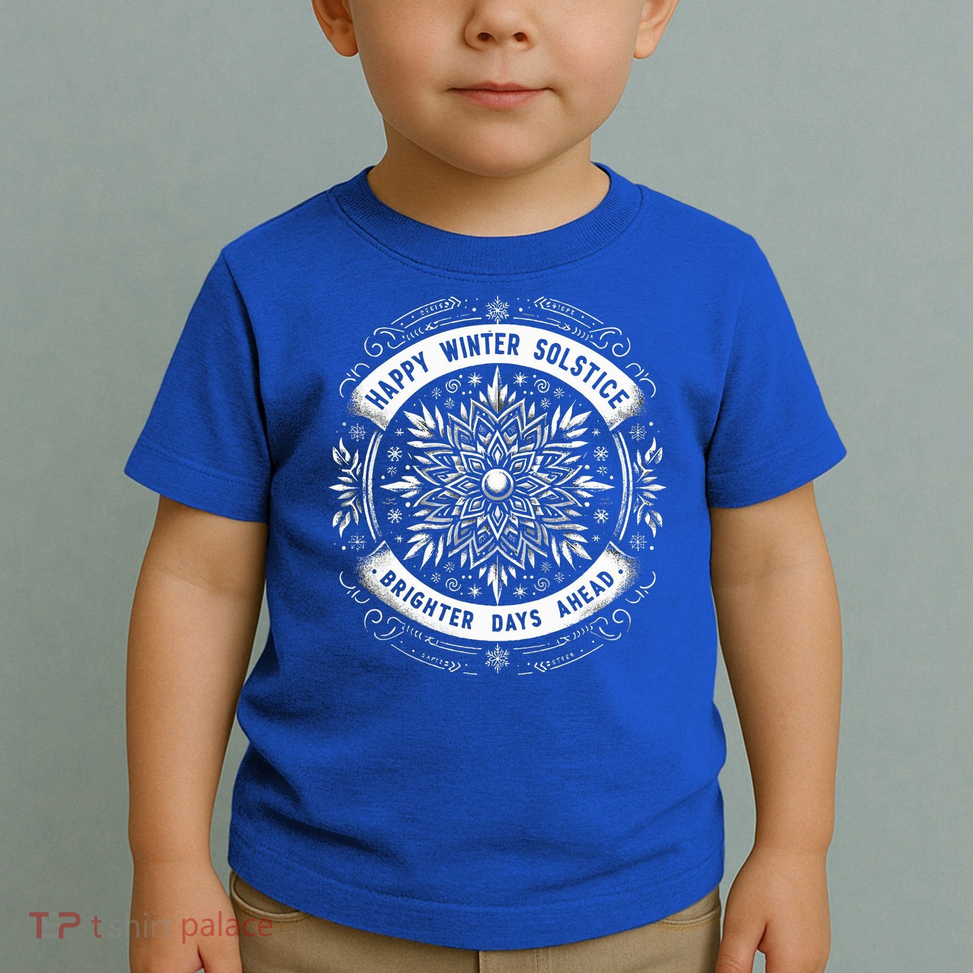 Happy Winter Solstice Brighter Snowflake Days Ahead Toddler T-Shirt