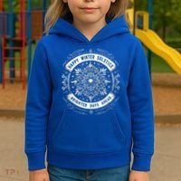 Happy Winter Solstice Brighter Snowflake Days Ahead Kids Hoodie thumb 3
