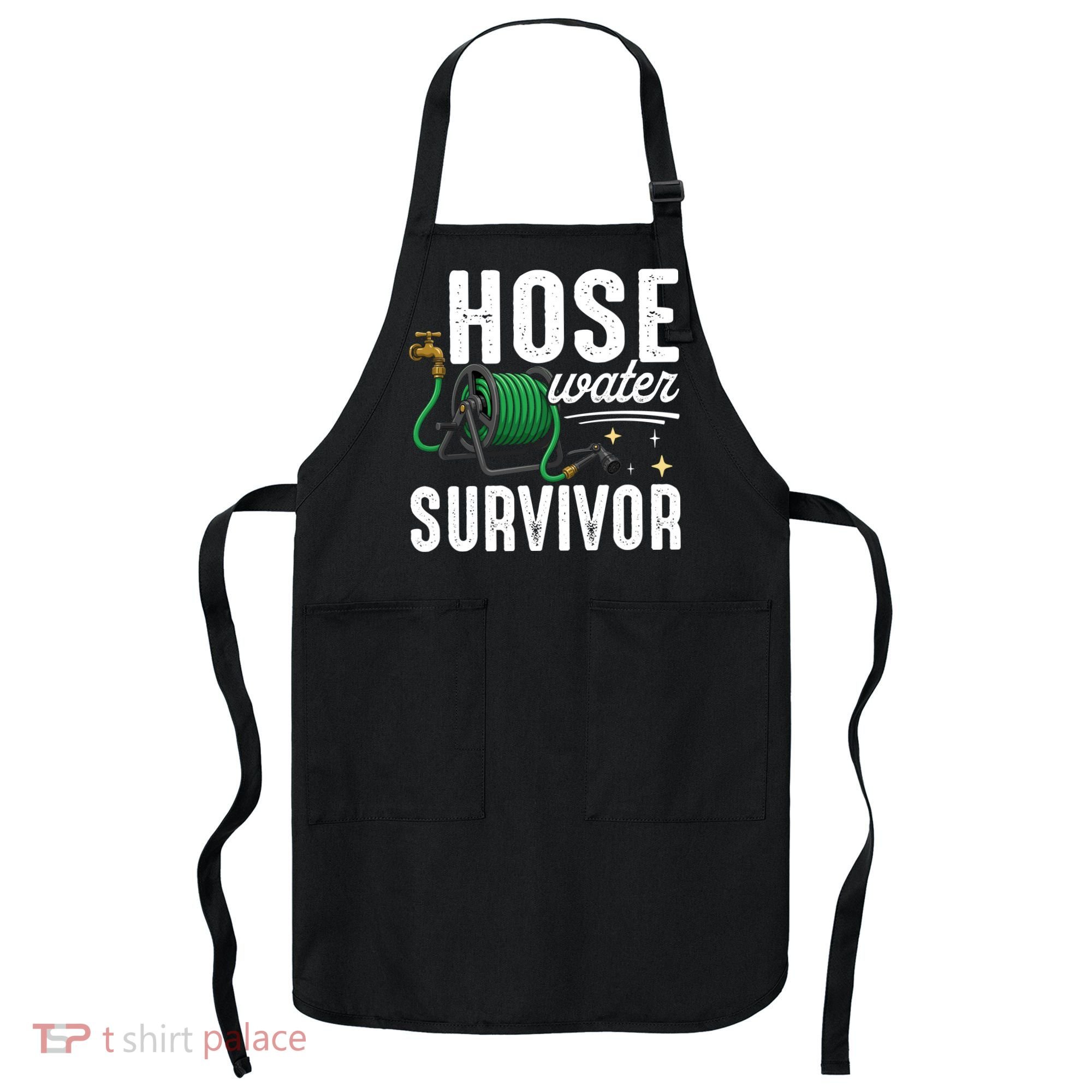 Hose Water Survicor Gardening Funny Apron