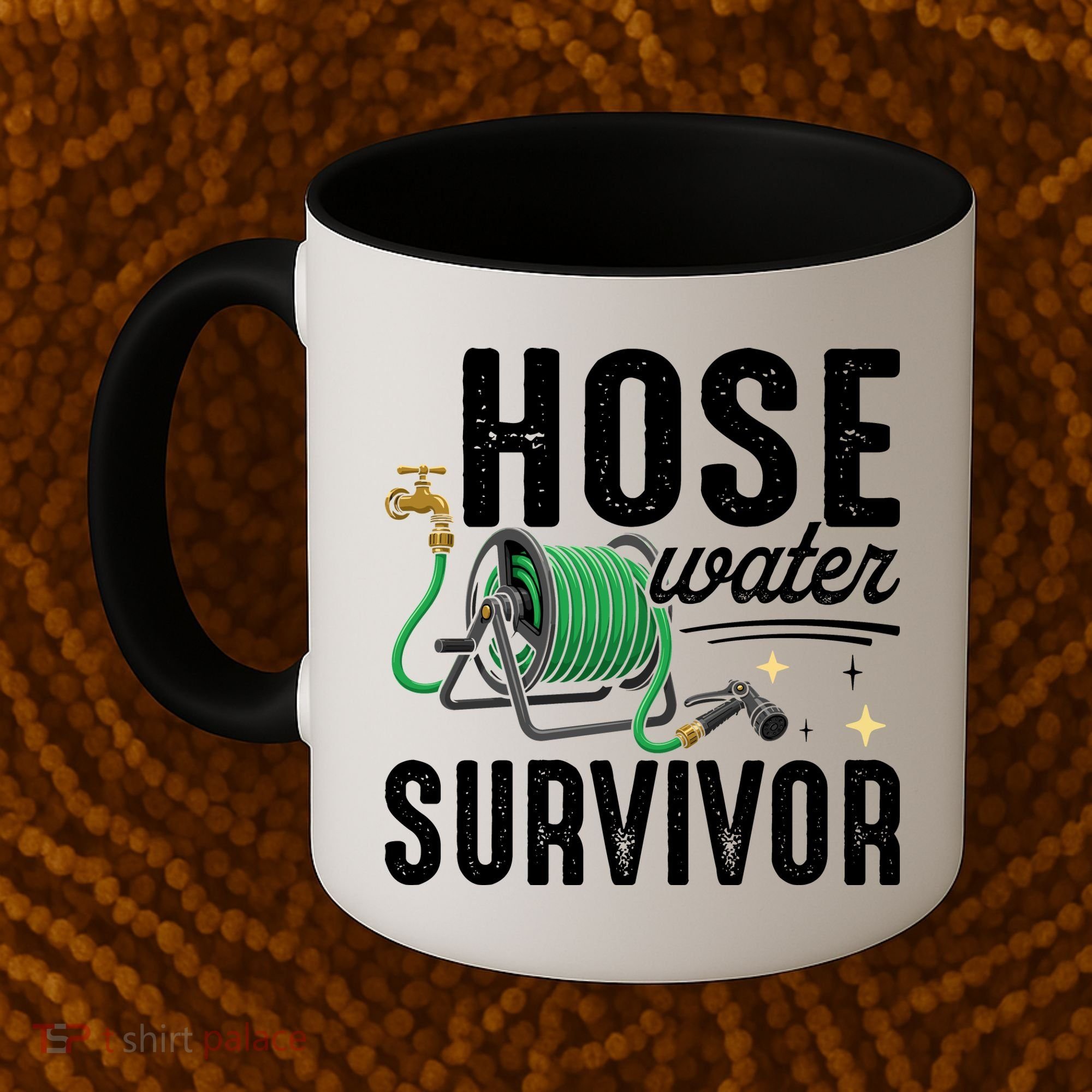 Hose Water Survicor Gardening Funny Coffee Mug