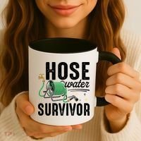 Hose Water Survicor Gardening Funny Coffee Mug thumb 3