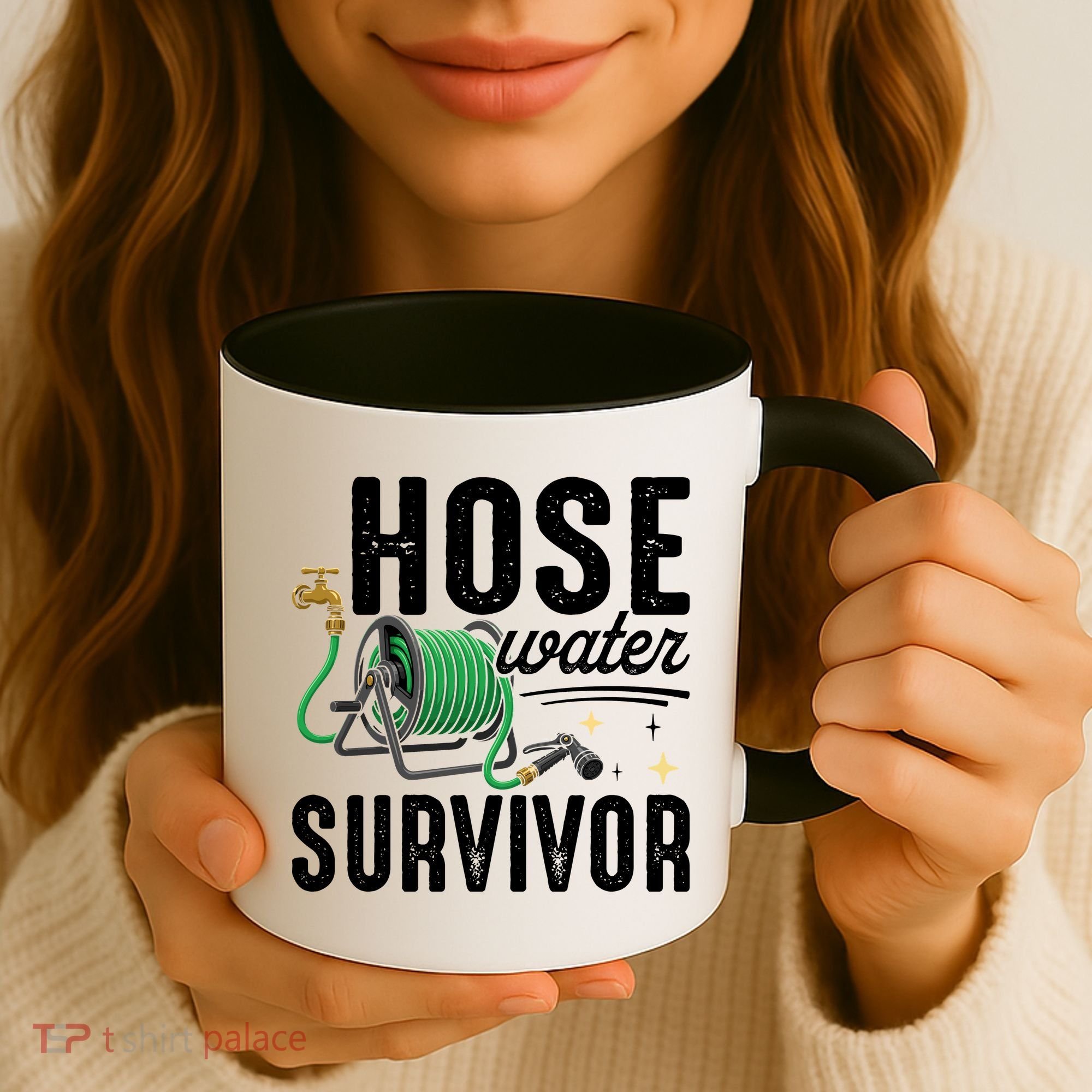 Hose Water Survicor Gardening Funny Coffee Mug