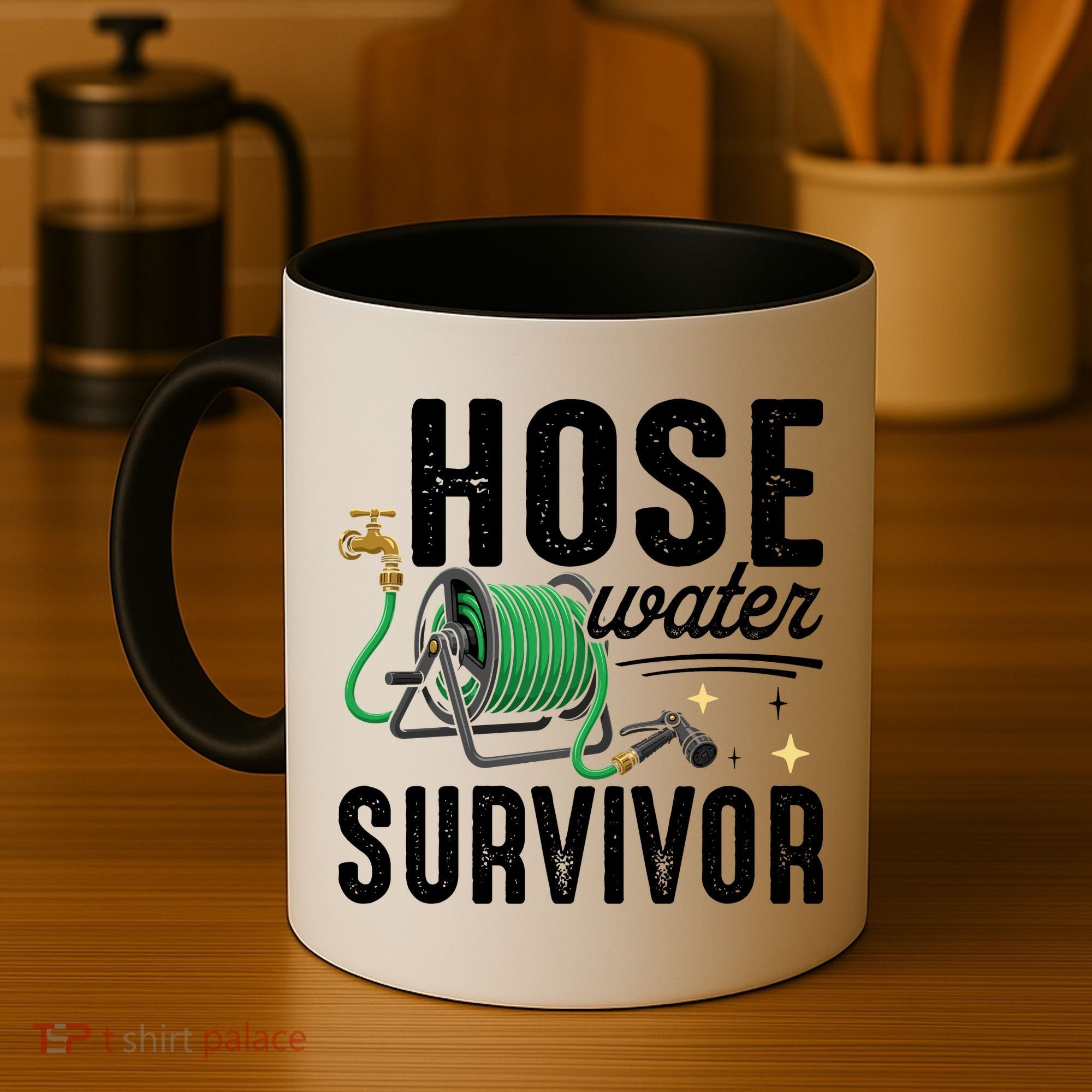 Hose Water Survicor Gardening Funny Coffee Mug