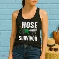 Hose Water Survicor Gardening Funny Women's Tank Top thumb 2