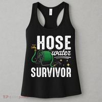 Hose Water Survicor Gardening Funny Women's Tank Top thumb 3