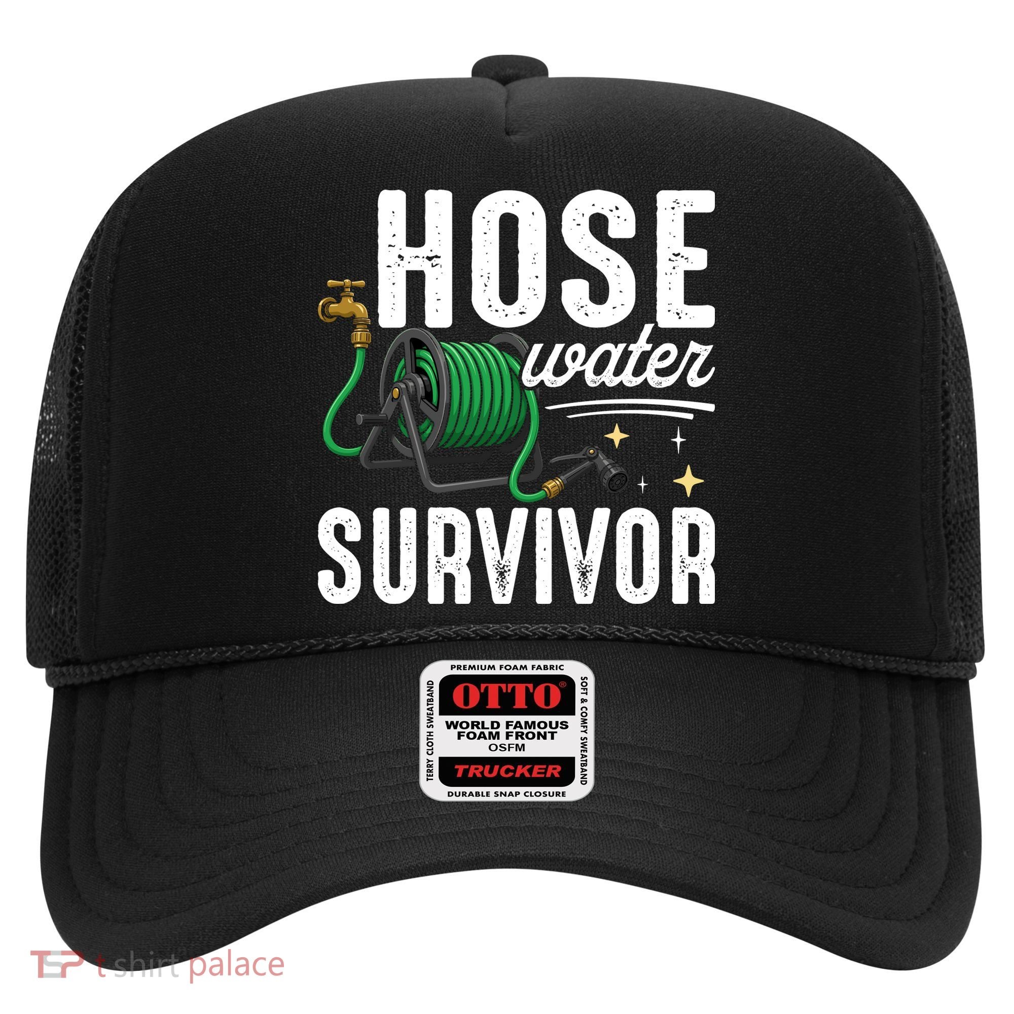 Hose Water Survicor Gardening Funny Hat