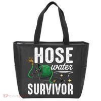 Hose Water Survicor Gardening Funny Tote Bag thumb 0