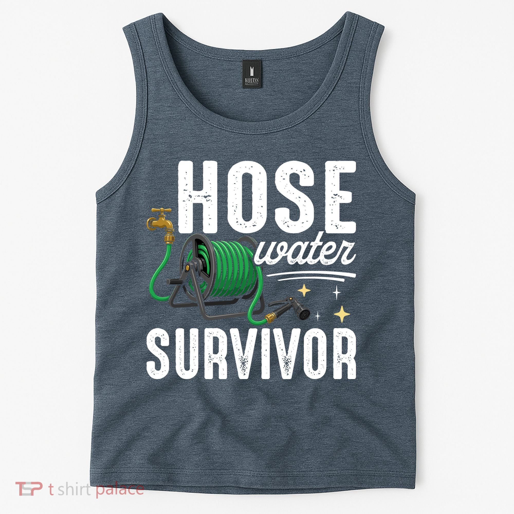 Hose Water Survicor Gardening Funny Tank Top