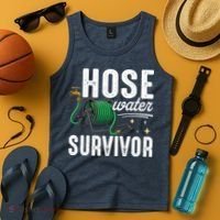 Hose Water Survicor Gardening Funny Tank Top thumb 4