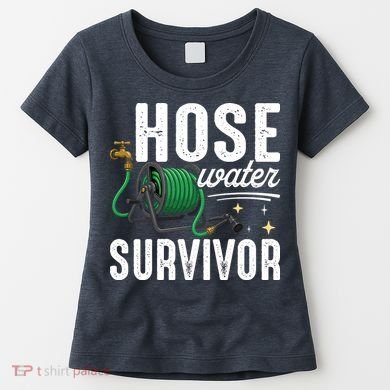 Hose Water Survicor Gardening Funny Women's T-Shirt