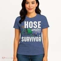 Hose Water Survicor Gardening Funny Women's T-Shirt thumb 4