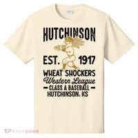 Hutchinson Wheat Shockers Kansas Vintage Baseball Team T-Shirt thumb 0