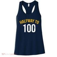 Half Way To 100, Funny 50th Birthday Joke Women's Tank Top thumb 0