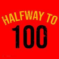 Half Way To 100, Funny 50th Birthday Joke Santa Hat thumb 1