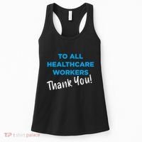 Healthcare Workers Thank You! Nurses & Doctors Support Women's Tank Top thumb 0
