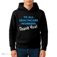 Healthcare Workers Thank You! Nurses & Doctors Support Kids Hoodie thumb 4