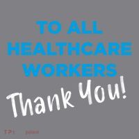 Healthcare Workers Thank You! Nurses & Doctors Support Long Sleeve Shirt thumb 2