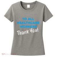 Healthcare Workers Thank You! Nurses & Doctors Support Women's T-Shirt thumb 0