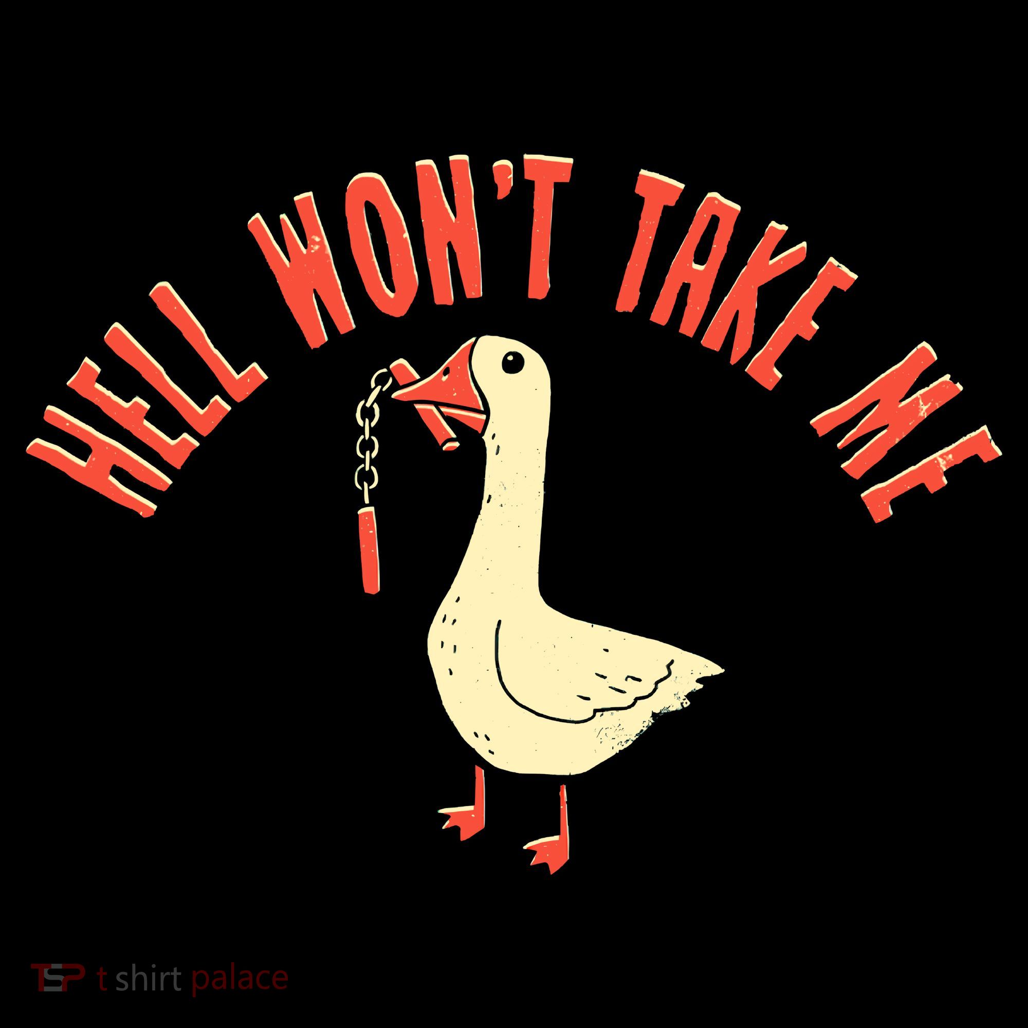 Hell Wont Take Me Funny Duck Apron