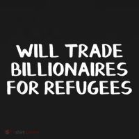 Hot Will Trade Billionaires For Refugees Toddler Hoodie thumb 2