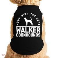 Hunt With The Best ~ Walker Coonhound Gift Doggie Tank thumb 0