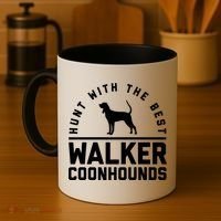 Hunt With The Best ~ Walker Coonhound Gift Coffee Mug thumb 4