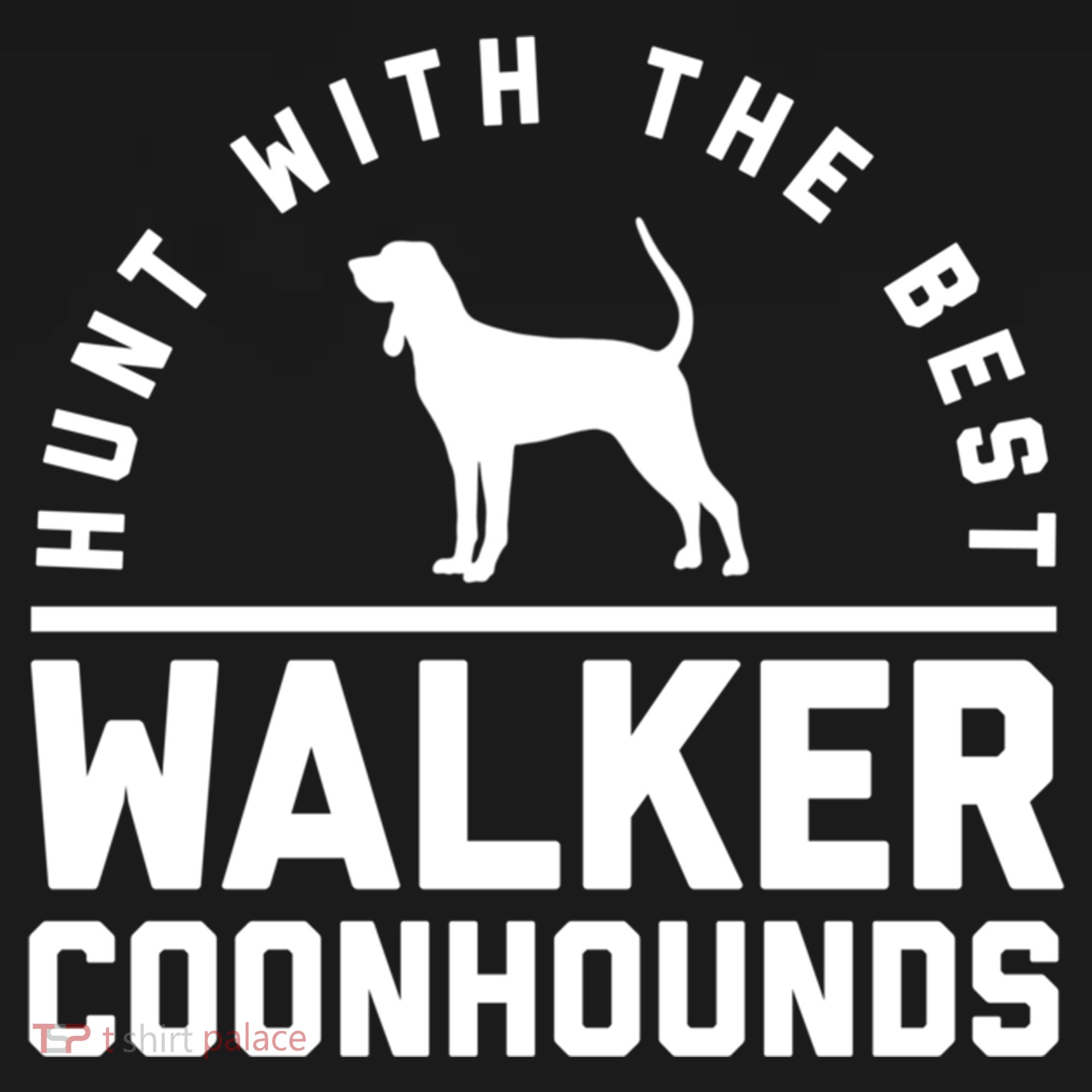 Hunt With The Best ~ Walker Coonhound Gift Ornament
