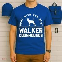 Hunt With The Best ~ Walker Coonhound Gift T-Shirt thumb 6