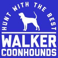 Hunt With The Best ~ Walker Coonhound Gift Mousepad thumb 1