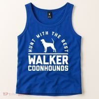 Hunt With The Best ~ Walker Coonhound Gift Tank Top thumb 2