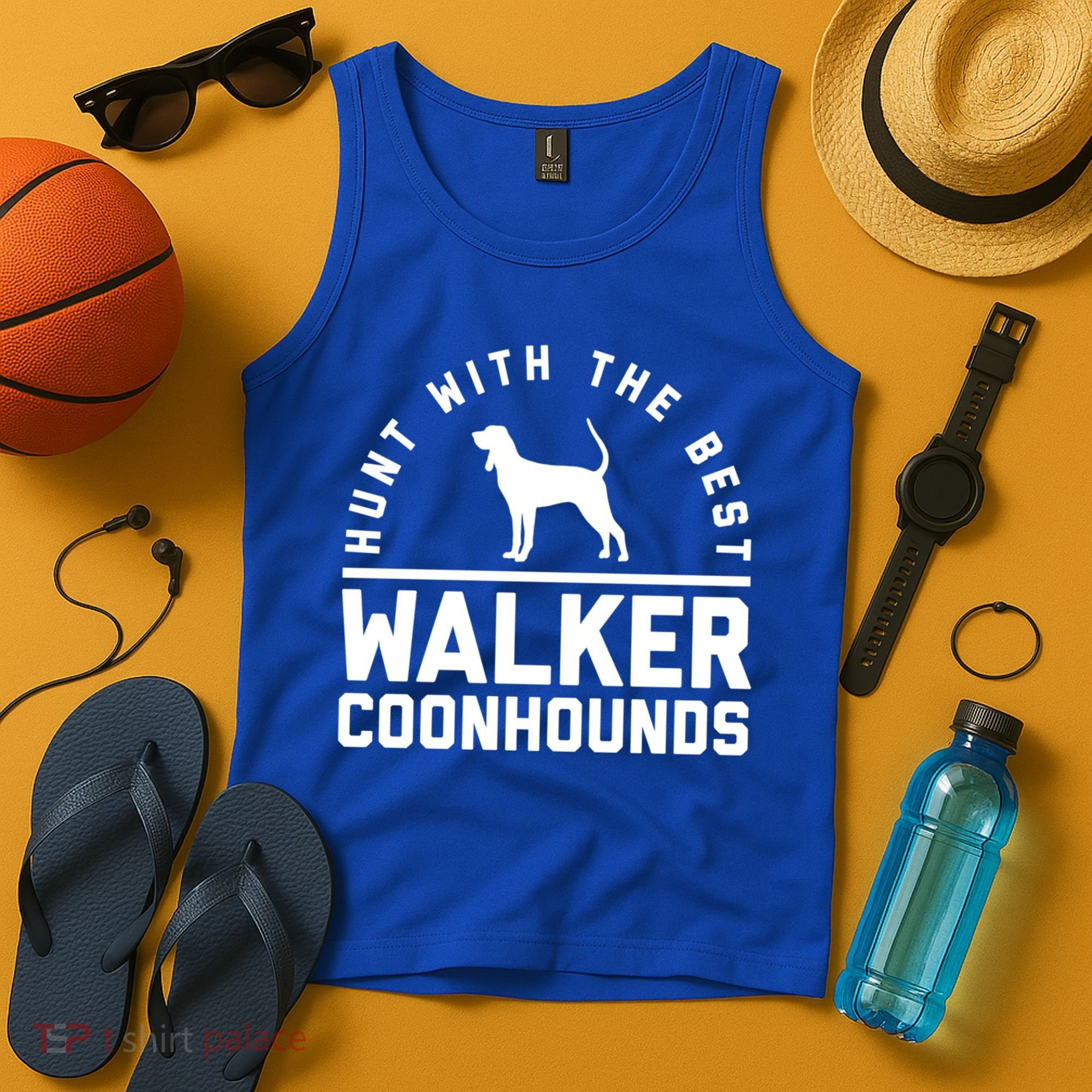 Hunt With The Best ~ Walker Coonhound Gift Tank Top