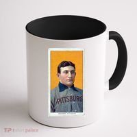 Honus Wagner T206 Baseball Card Coffee Mug thumb 1