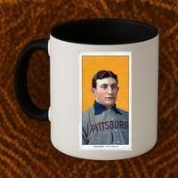 Honus Wagner T206 Baseball Card Coffee Mug thumb 2