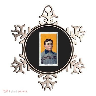 Honus Wagner T206 Baseball Card Ornament