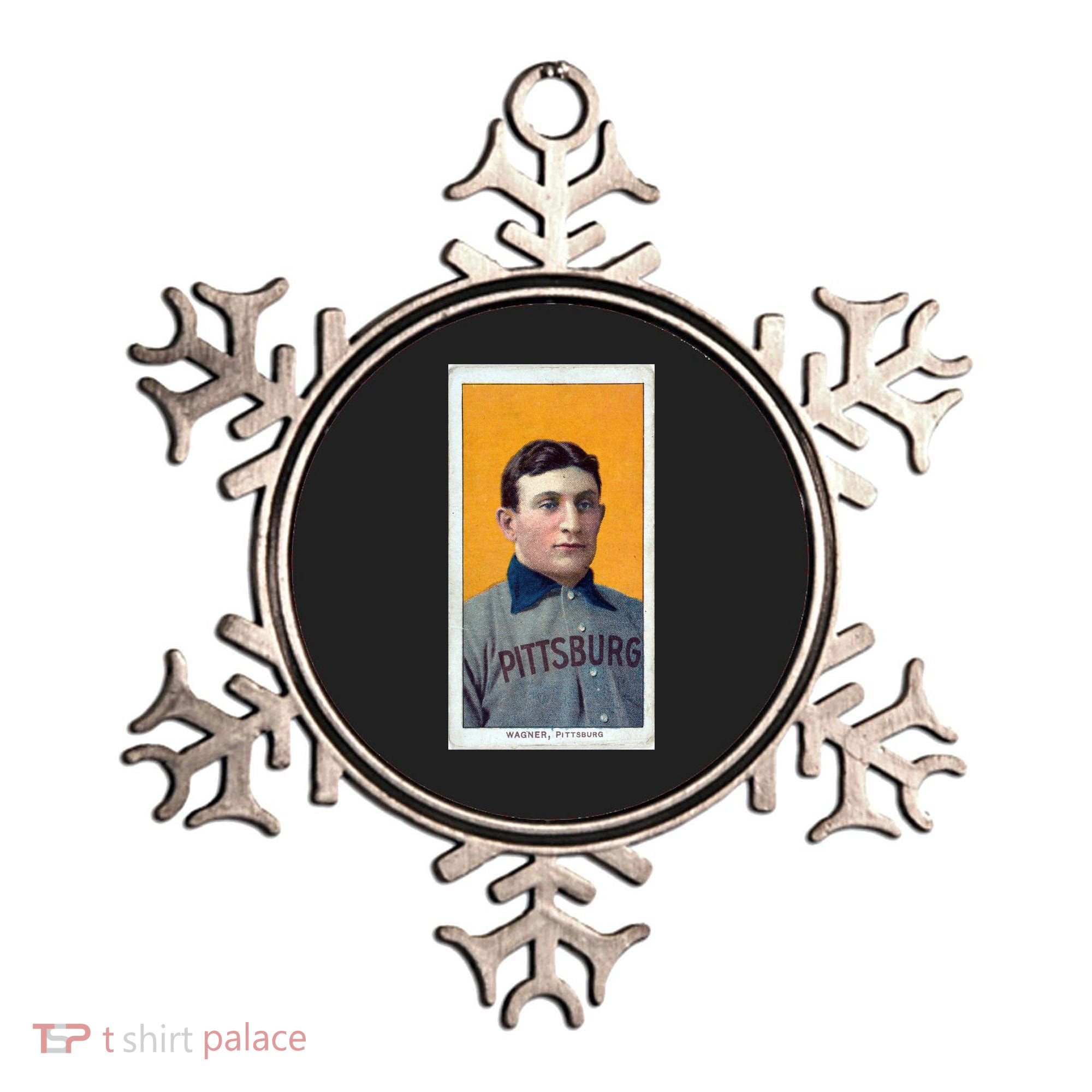 Honus Wagner T206 Baseball Card Ornament