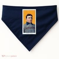 Honus Wagner T206 Baseball Card USA-Made Doggie Bandana thumb 0
