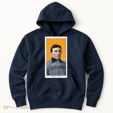 Honus Wagner T206 Baseball Card Hoodie