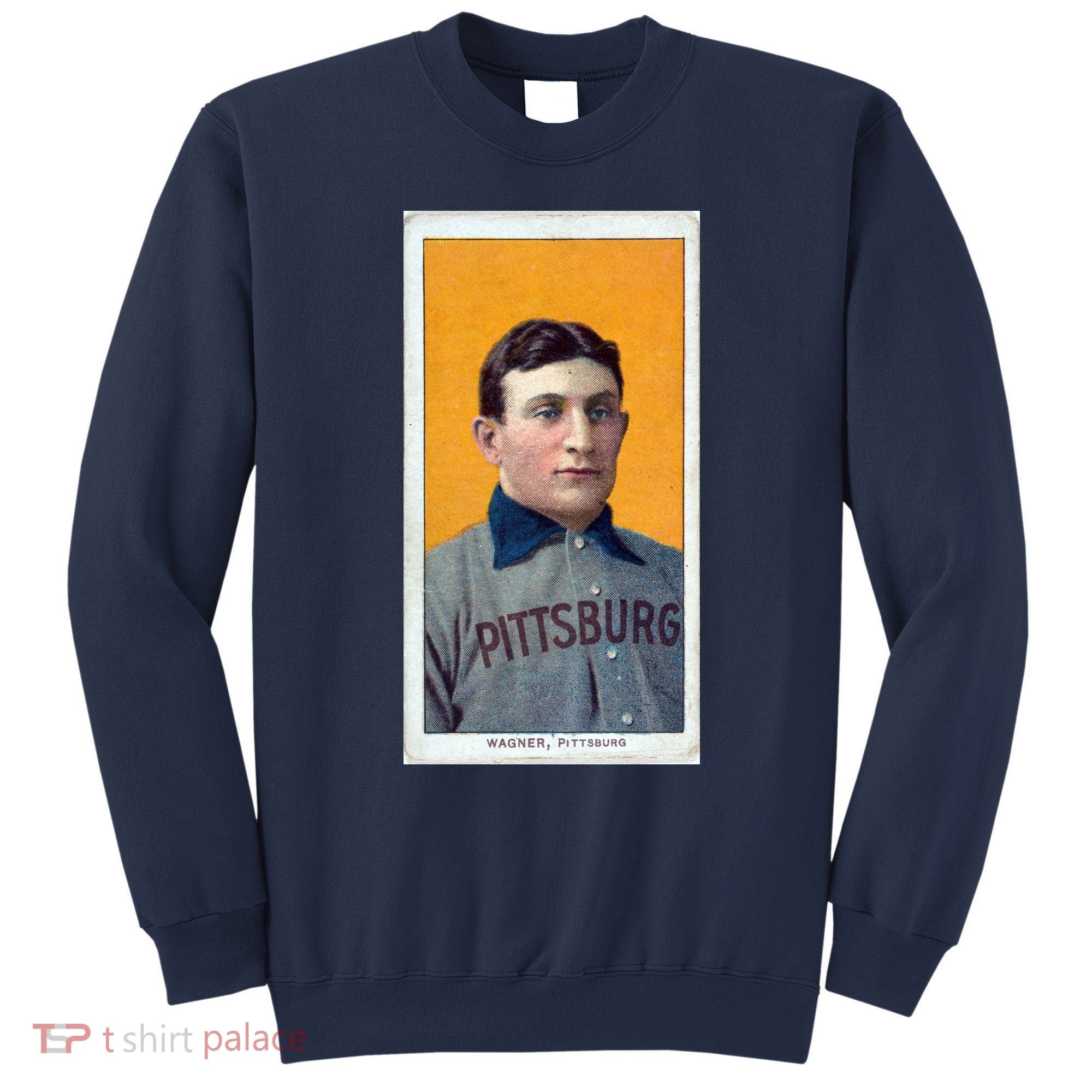Honus Wagner T206 Baseball Card Sweatshirt