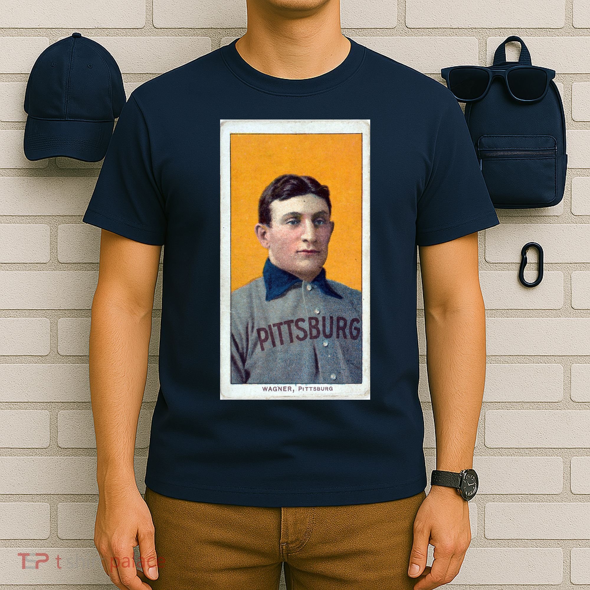 Honus Wagner T206 Baseball Card T-Shirt