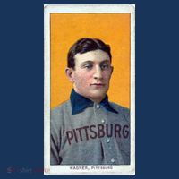 Honus Wagner T206 Baseball Card Mousepad thumb 1