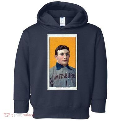 Honus Wagner T206 Baseball Card Toddler Hoodie