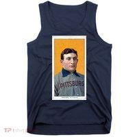 Honus Wagner T206 Baseball Card Tank Top thumb 0