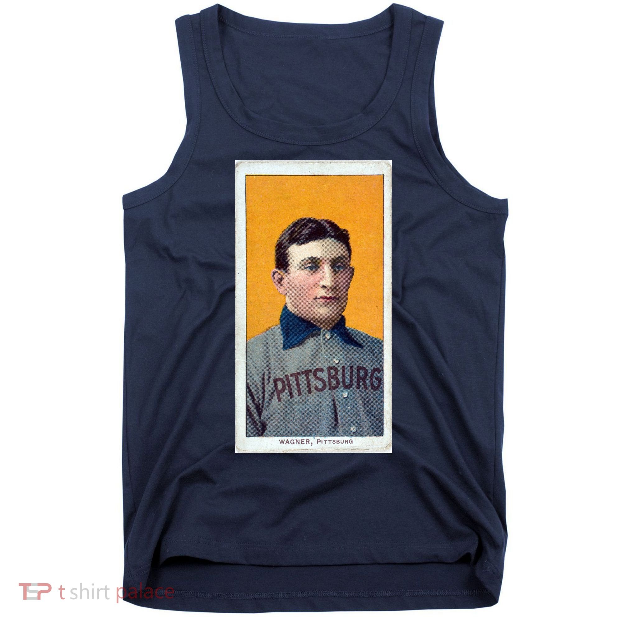 Honus Wagner T206 Baseball Card Tank Top
