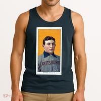 Honus Wagner T206 Baseball Card Tank Top thumb 3