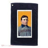 Honus Wagner T206 Baseball Card Golf Towel thumb 0