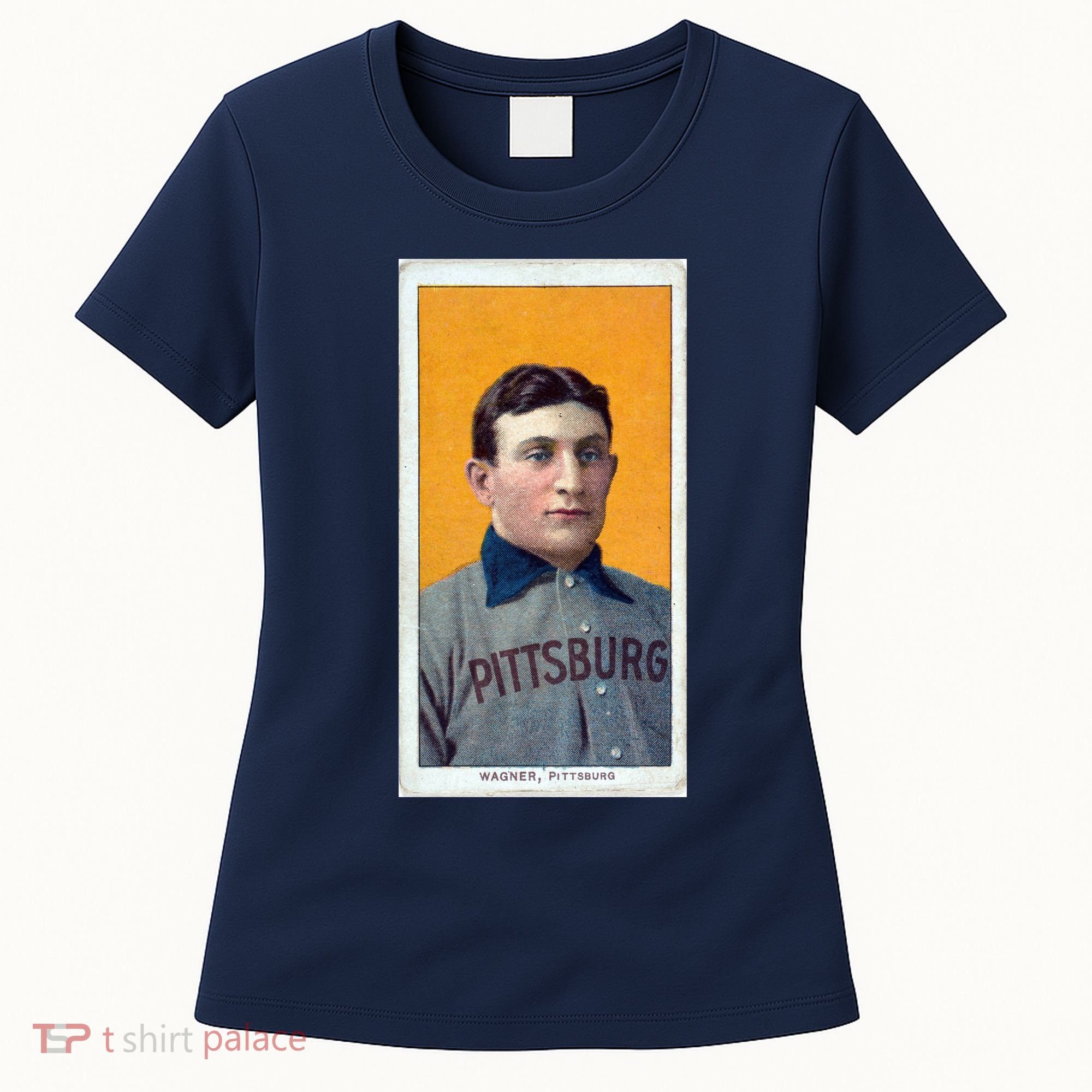 Honus Wagner T206 Baseball Card Women's T-Shirt