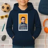 Honus Wagner T206 Baseball Card Kids Hoodie thumb 2