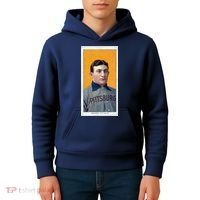 Honus Wagner T206 Baseball Card Kids Hoodie thumb 4