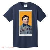Honus Wagner T206 Baseball Card Kids T-Shirt thumb 0