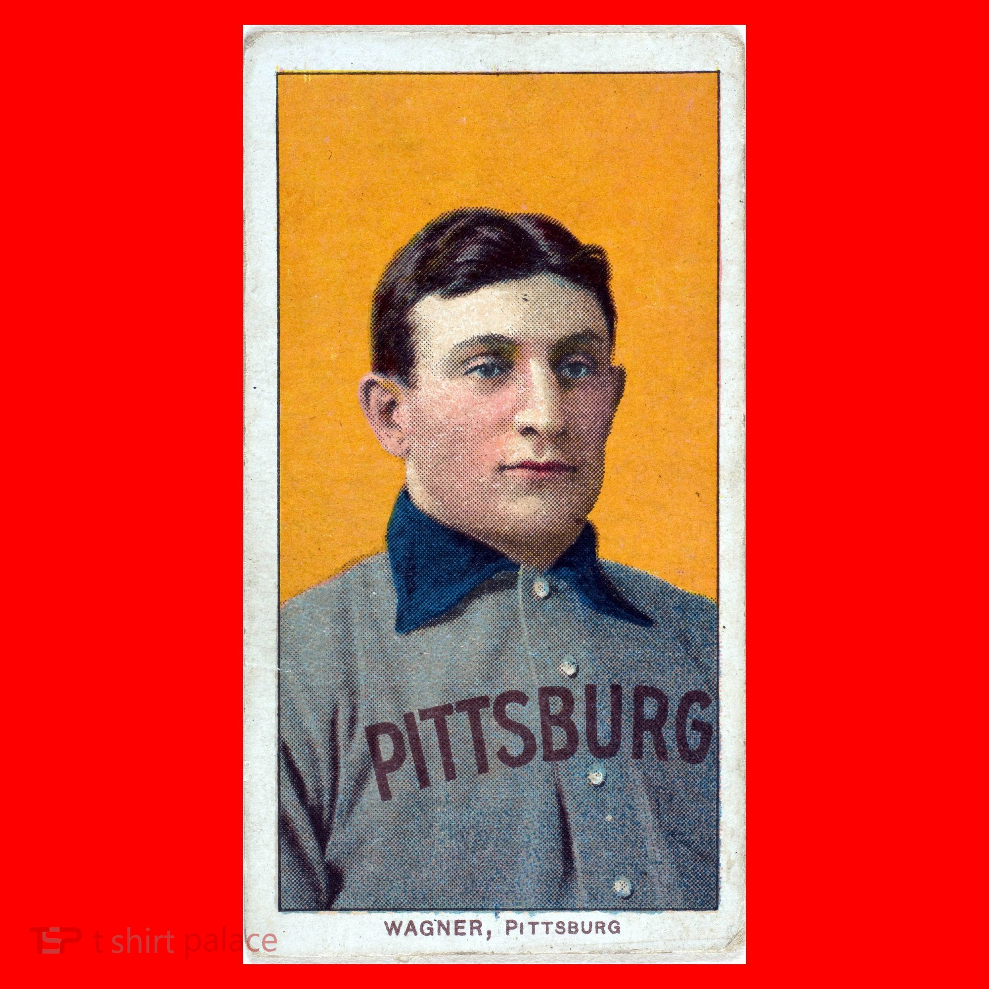 Honus Wagner T206 Baseball Card Santa Hat